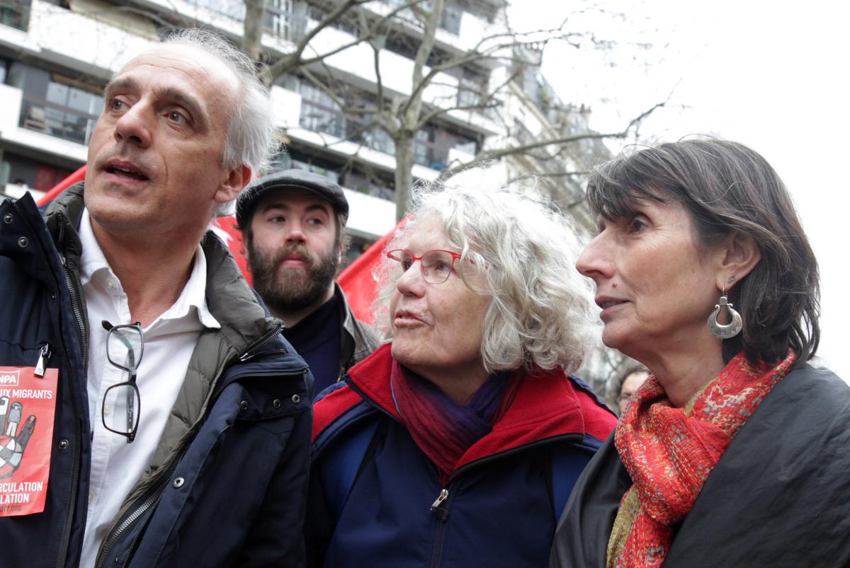 Philippe Poutou, Roseline Vachetta et Christine Poupin