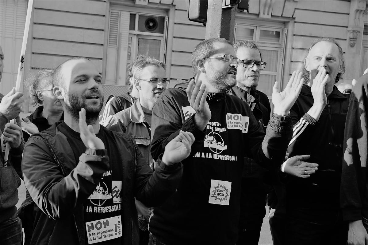 Xavier Chiarelli Sud Poste du 92 soutien à Gaël Quirante