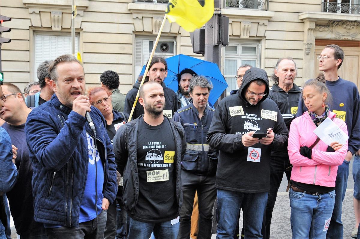 Front Social Mickaël Wamen ex ouvrier Cgt Goodyear et Postiers Sud 92