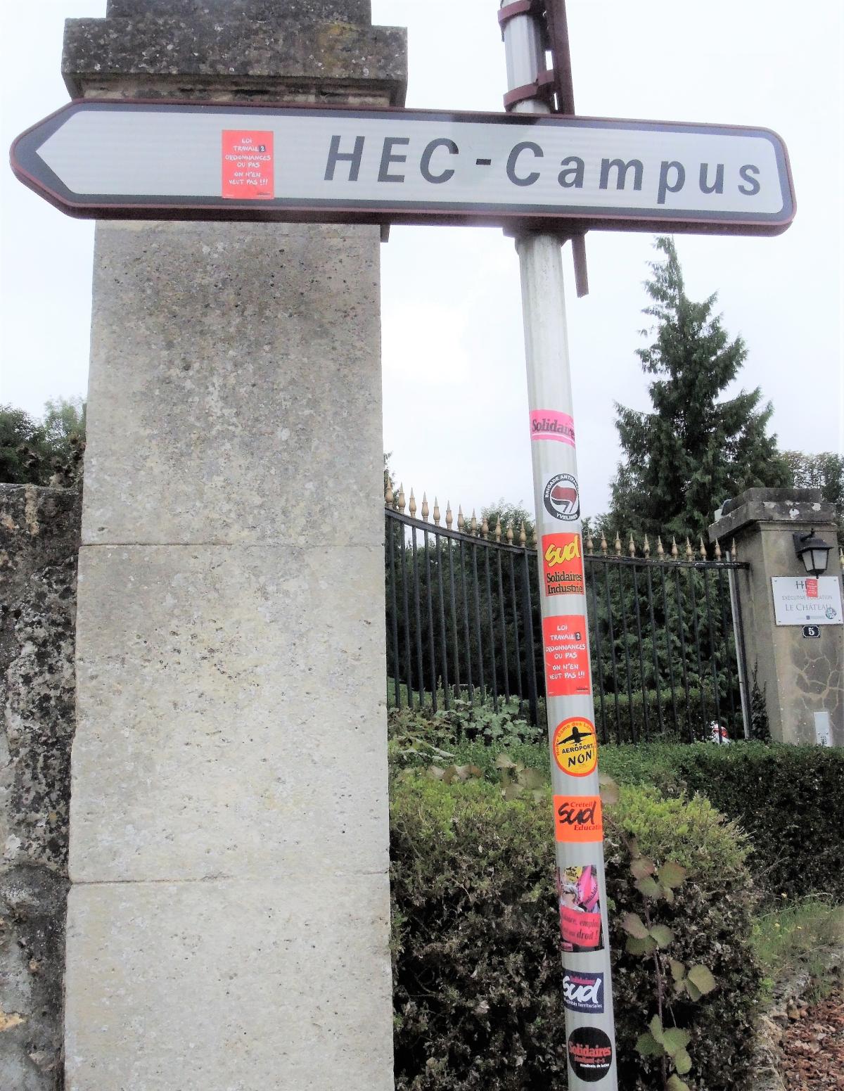 HEC Campus direction l'Université du Medef