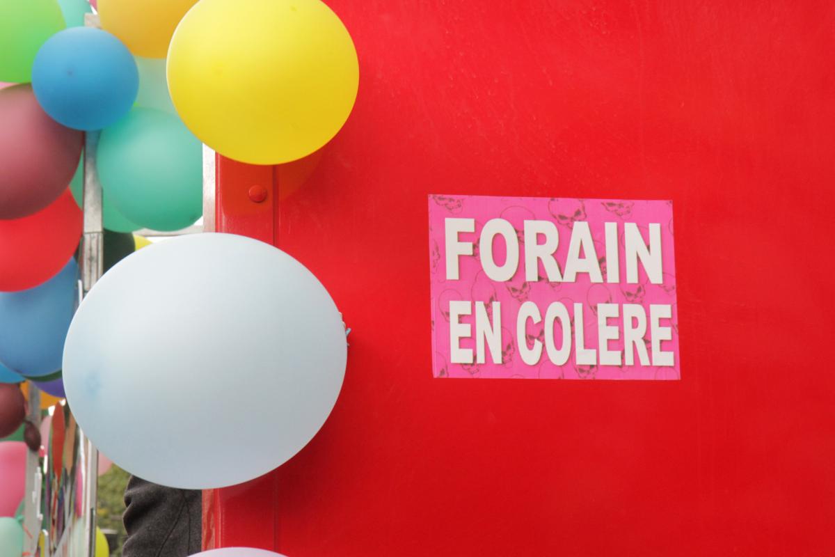 Forains en colère