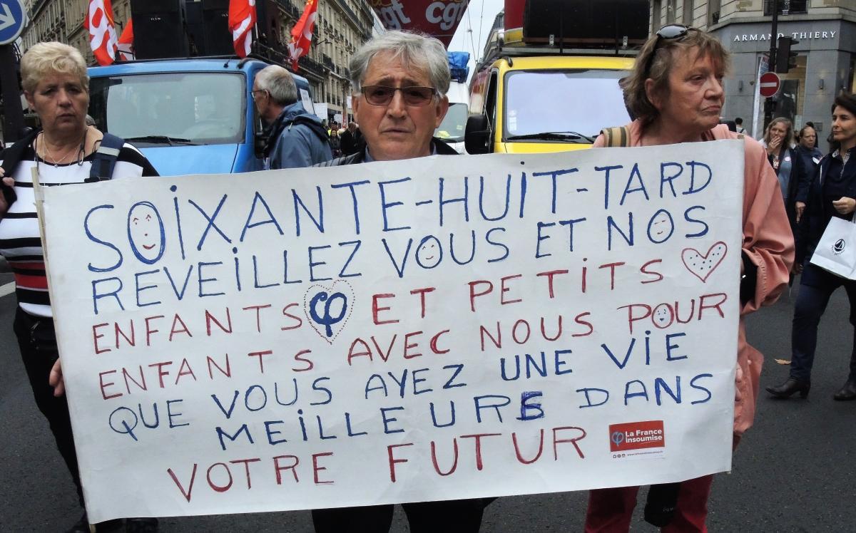 Soixante huit tard reveillez vous et nos enfants et petits enfants