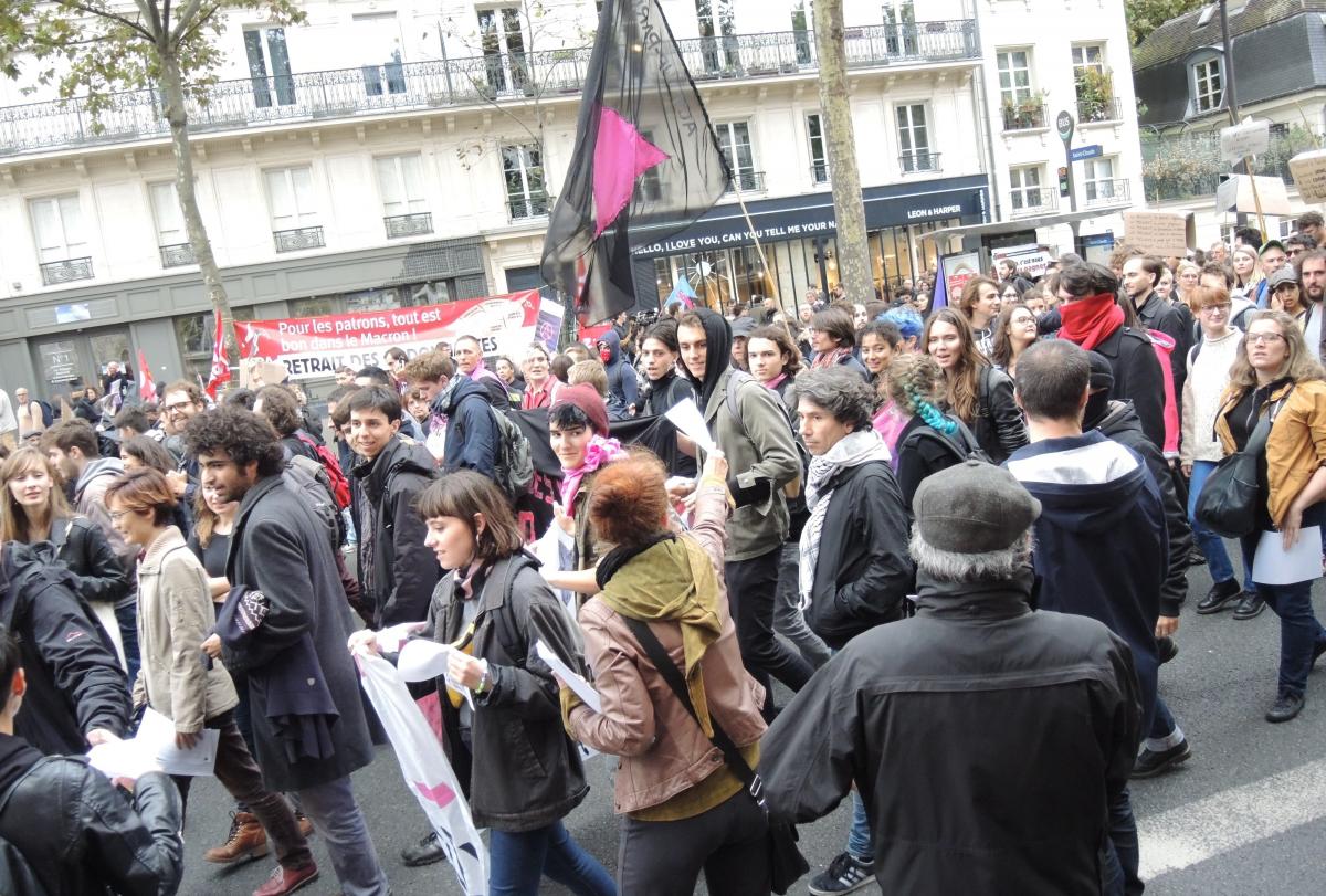 Manifestants défense du service Public
