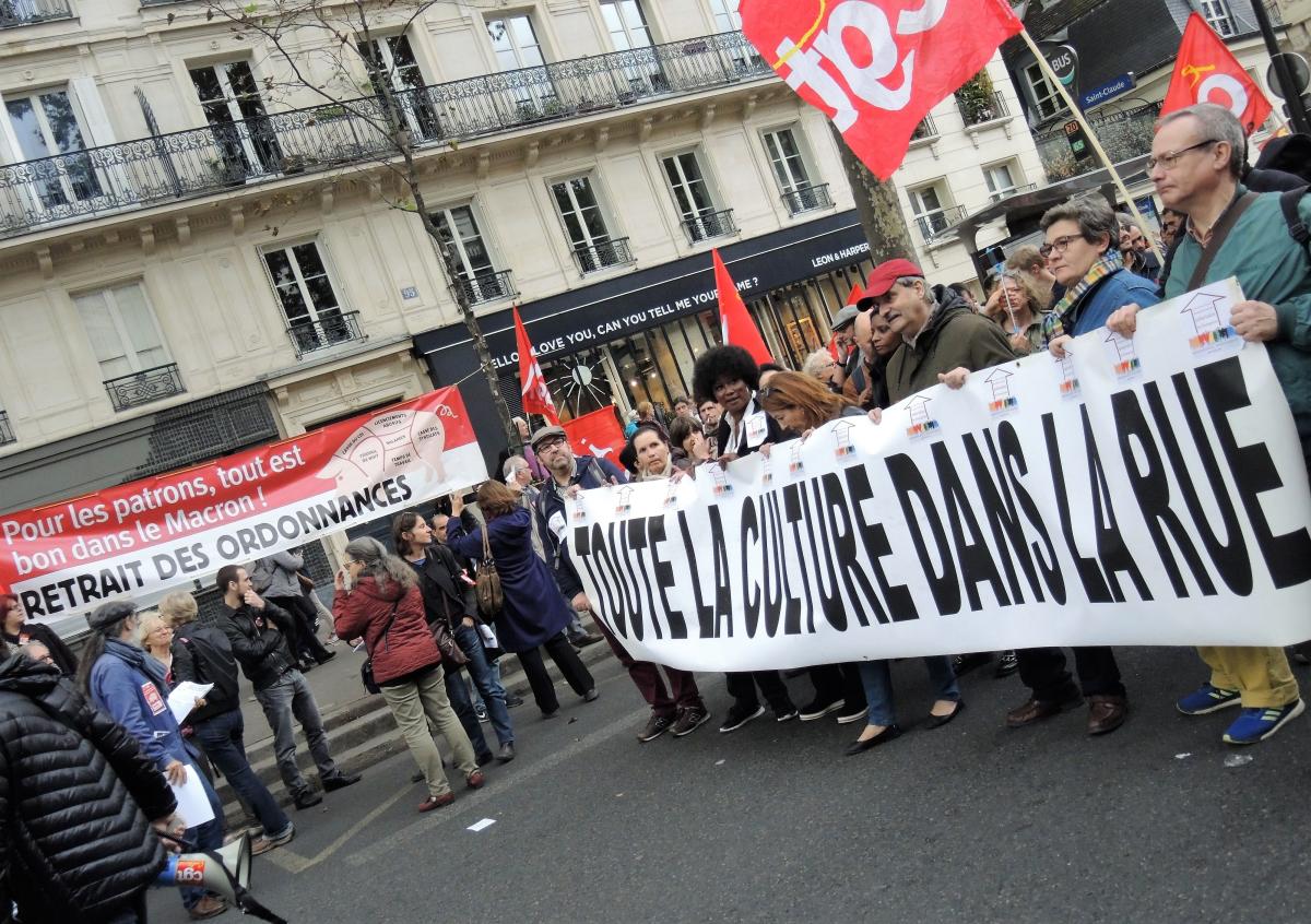 Banderole Toute la culture dans la rue