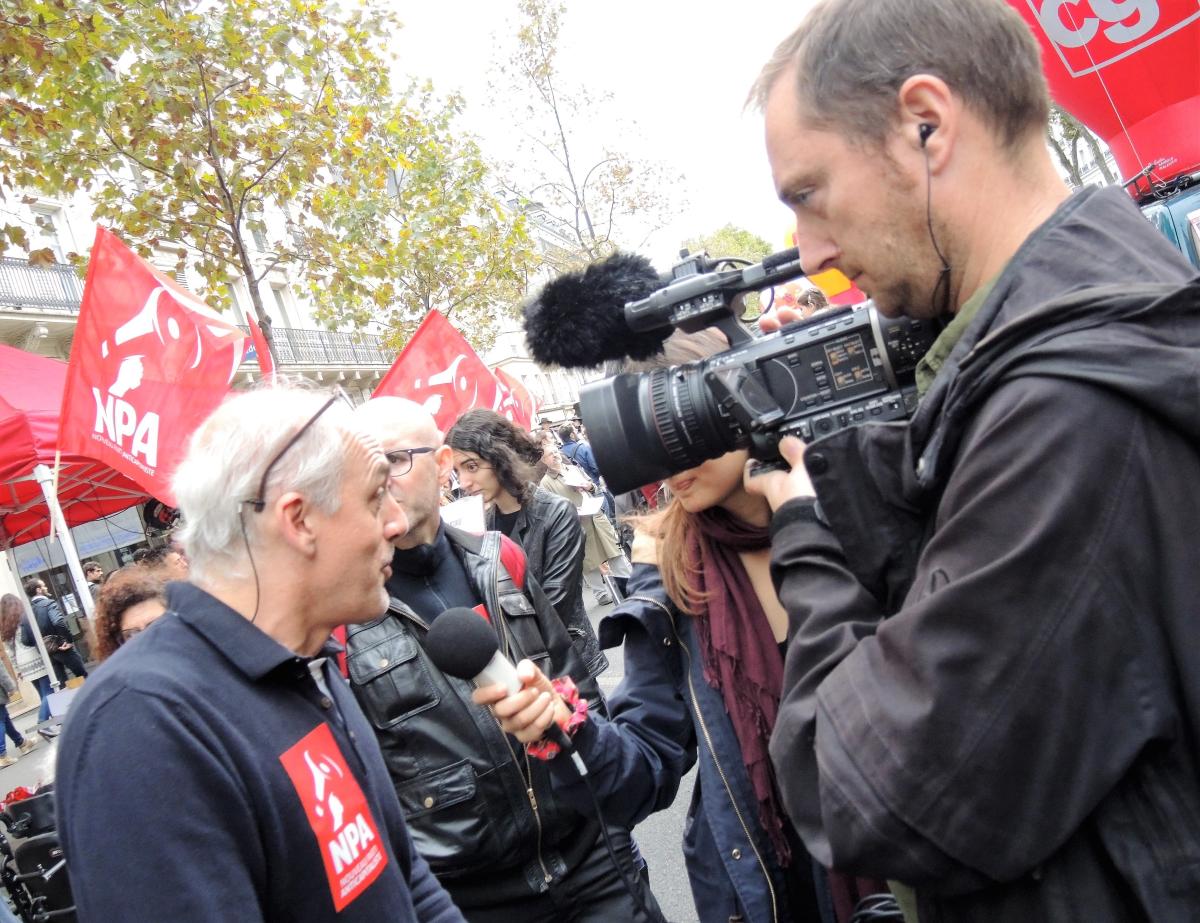 Interview Presse de Philippe Poutou Ford en grève
