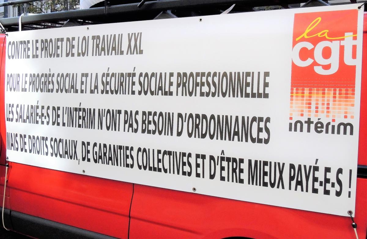 Cgt Interim Contre le projet loi travail XXL