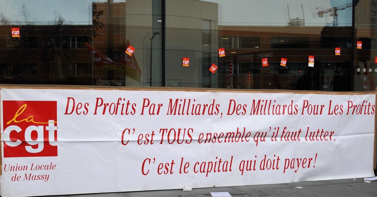 Banderole union locale de Massy