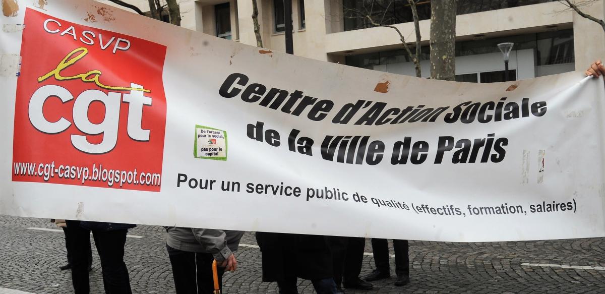 Centre d'action sociale de la ville de Paris Syndicat Cgt