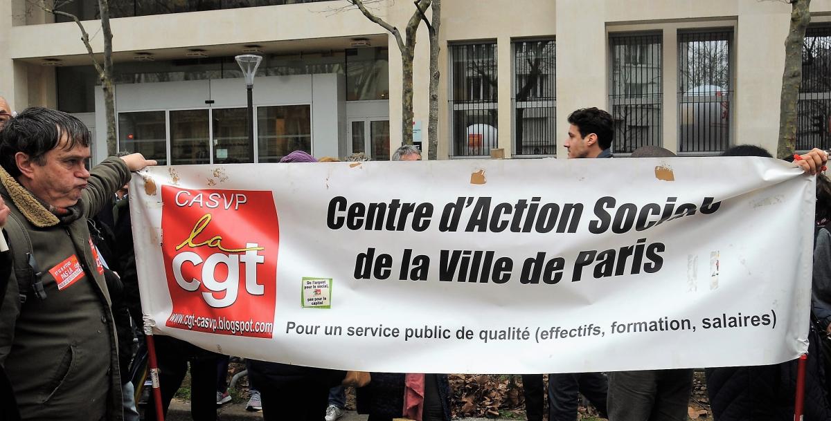 Centre d'action sociale de la ville de Paris Cgt