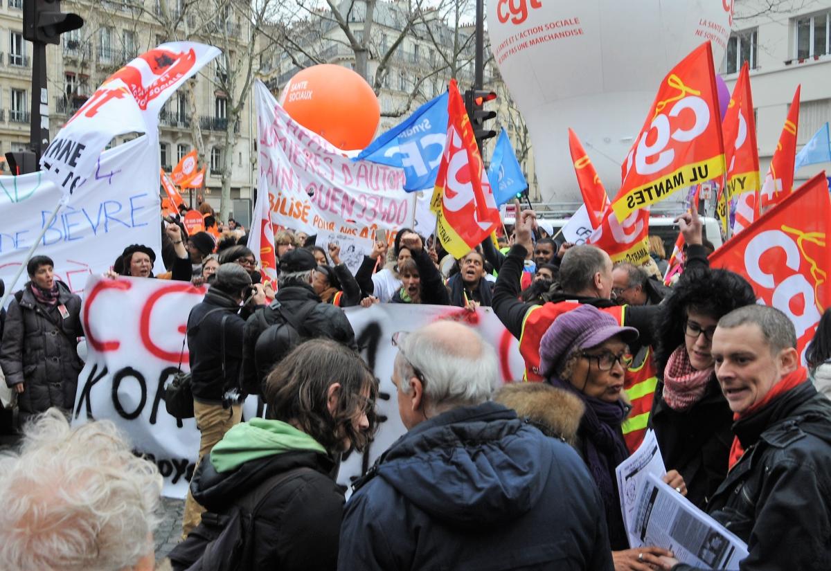 Soutien de Philippe Poutou grève Nationale dans les Ehpad