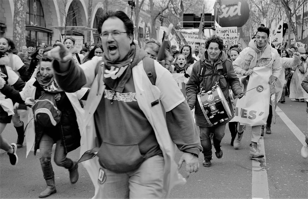 Cortège Sud santé Hôpitalier