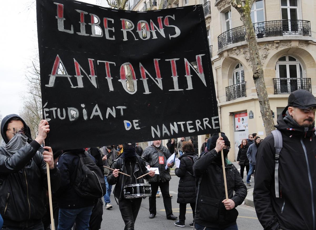 Banderole Etudiants de Nanterre