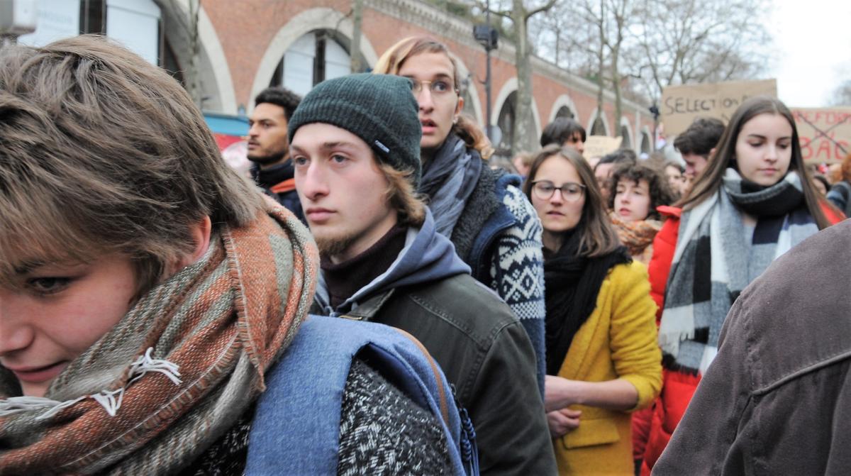 Cortège Etudiants avec les salariéEs de la fonction publique