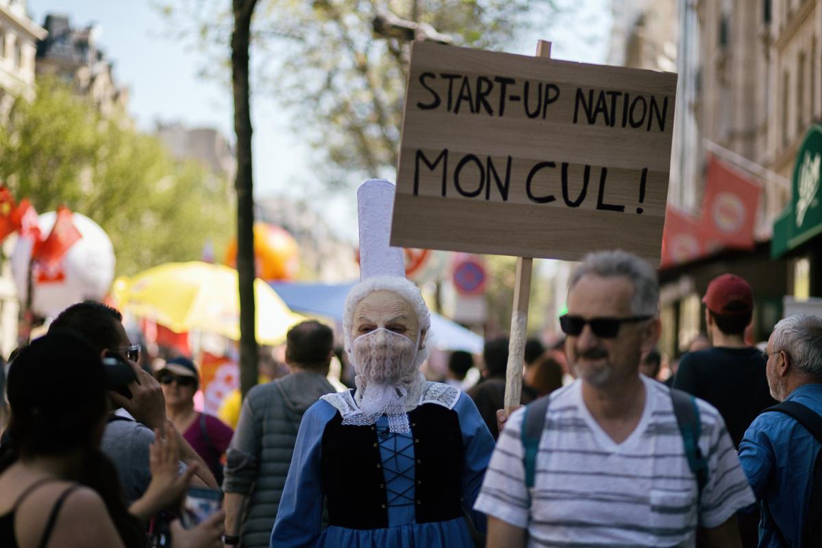 Paris, 19 avril 2018, Manifestation Convergence des Luttes