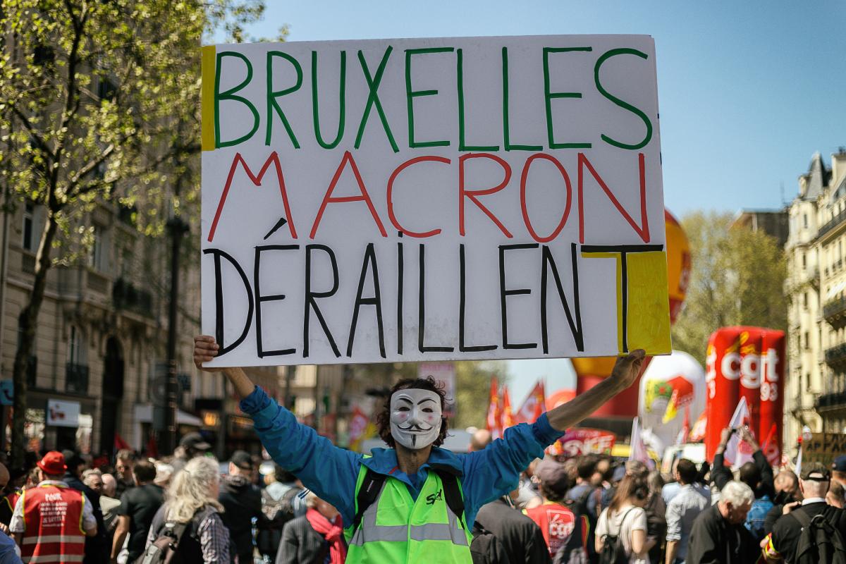 Paris, 19 avril 2018, Manifestation Convergence des Luttes