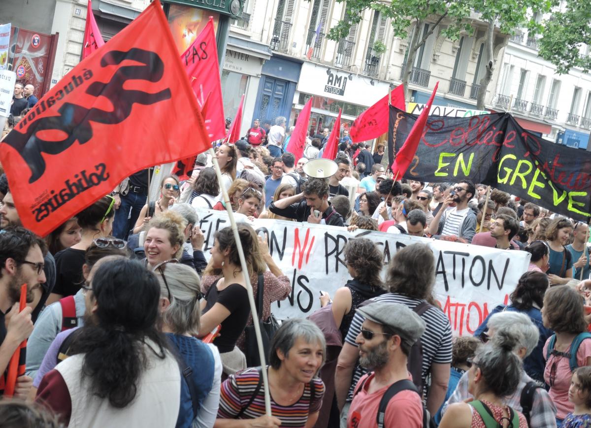 Sud Education en grève