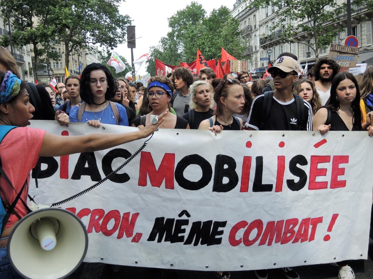 Etudiants Tolbiac mobilisée