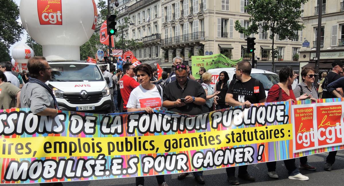 Banderole Cgt 22 Mai