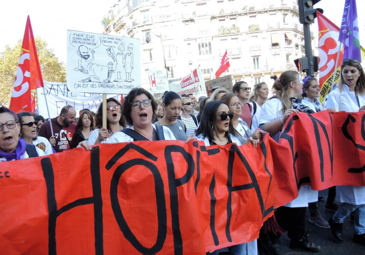 Salariés Hôpital santé services publics