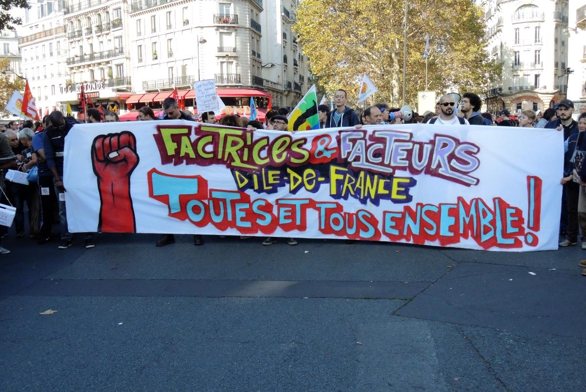 Factrices Facteurs ile de France toutes et tous ensemble!