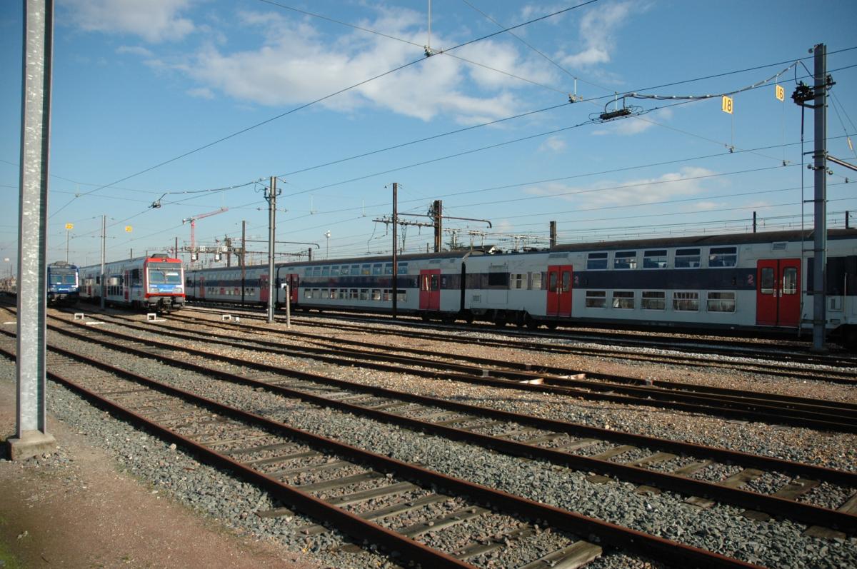 grève Train Sncf gare déserte de Brétigny Essonne 91