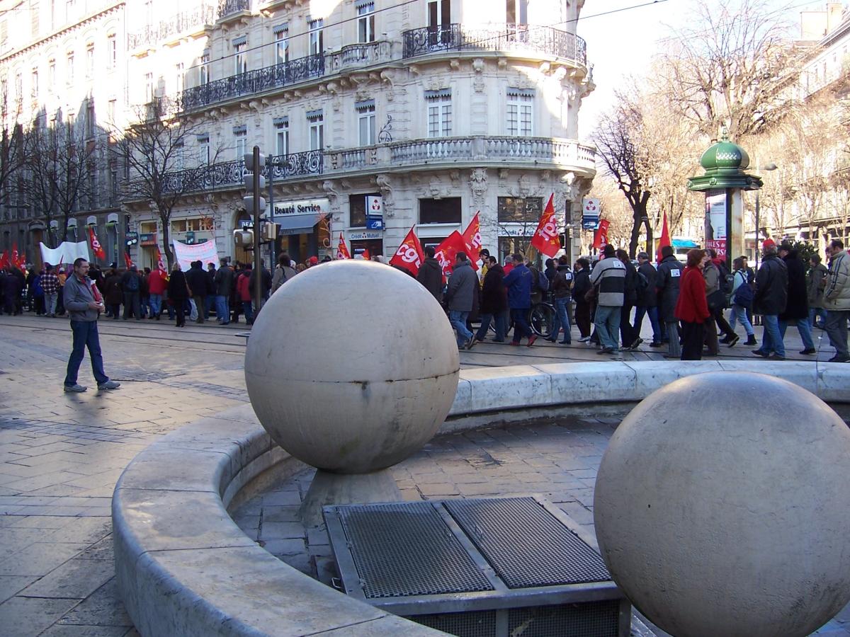 Manifestation Grenoble 10 janvier 2008