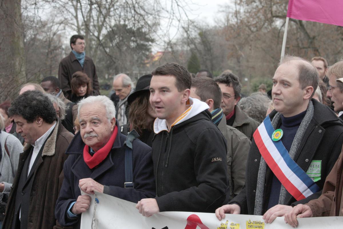 tête de la manifestation