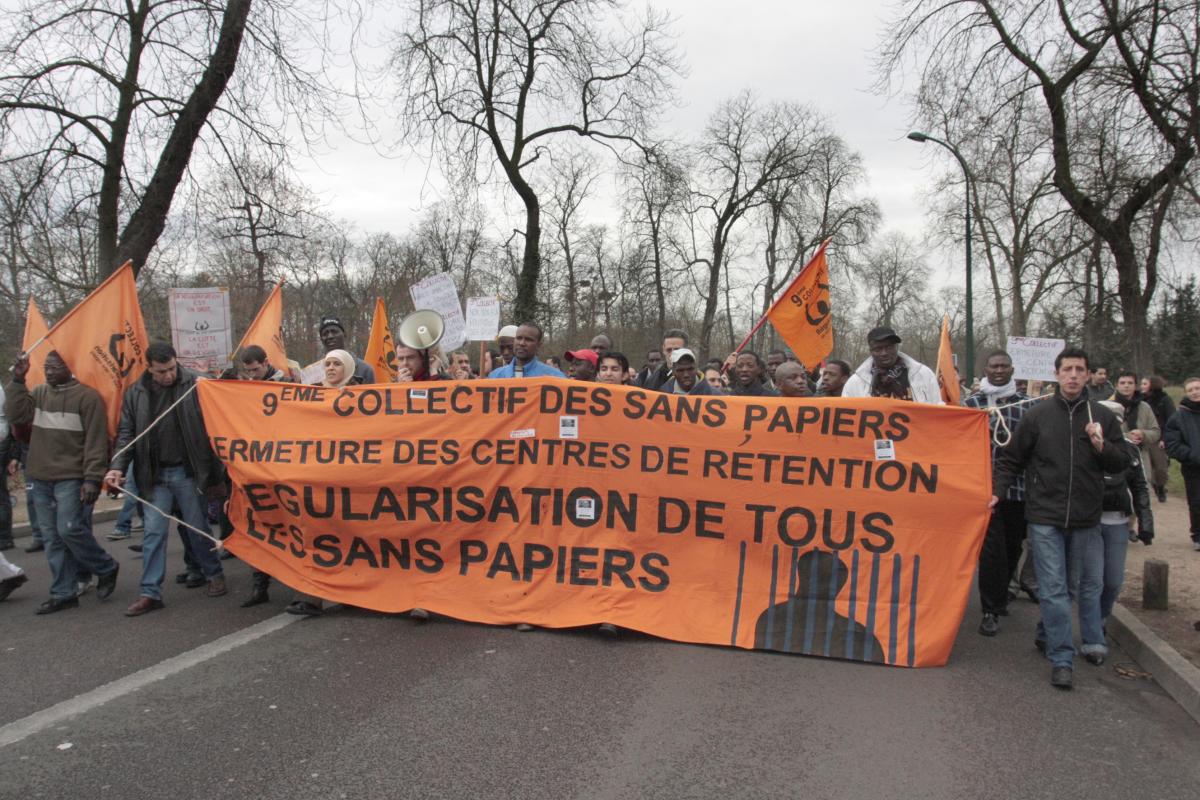 cortège du 9°collectif