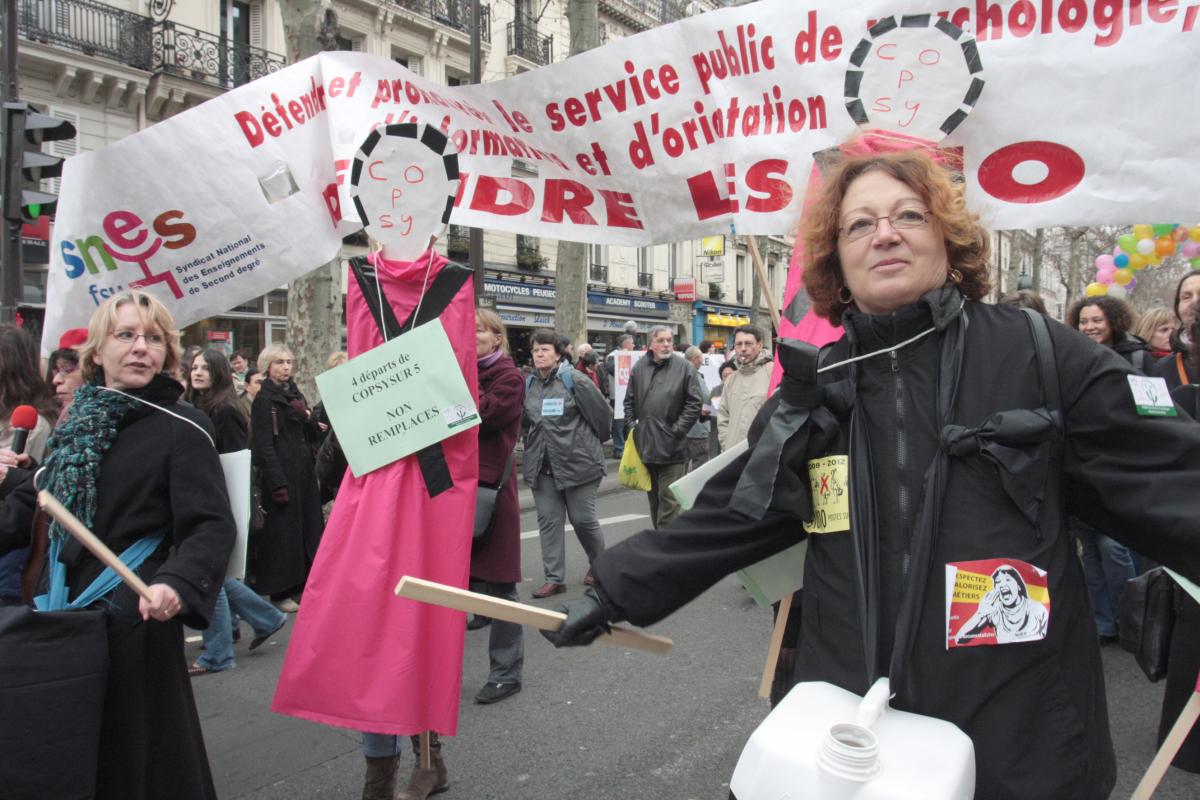 cortège des personels des CIO