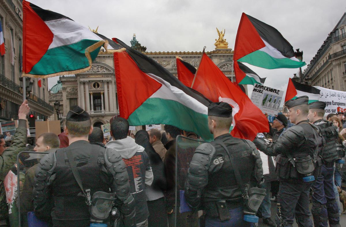 drapeaux palestiniens