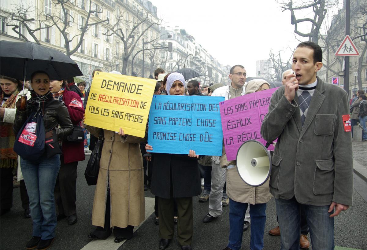 manif contre la xénophobie d'Etat 5 avril 2008 paris