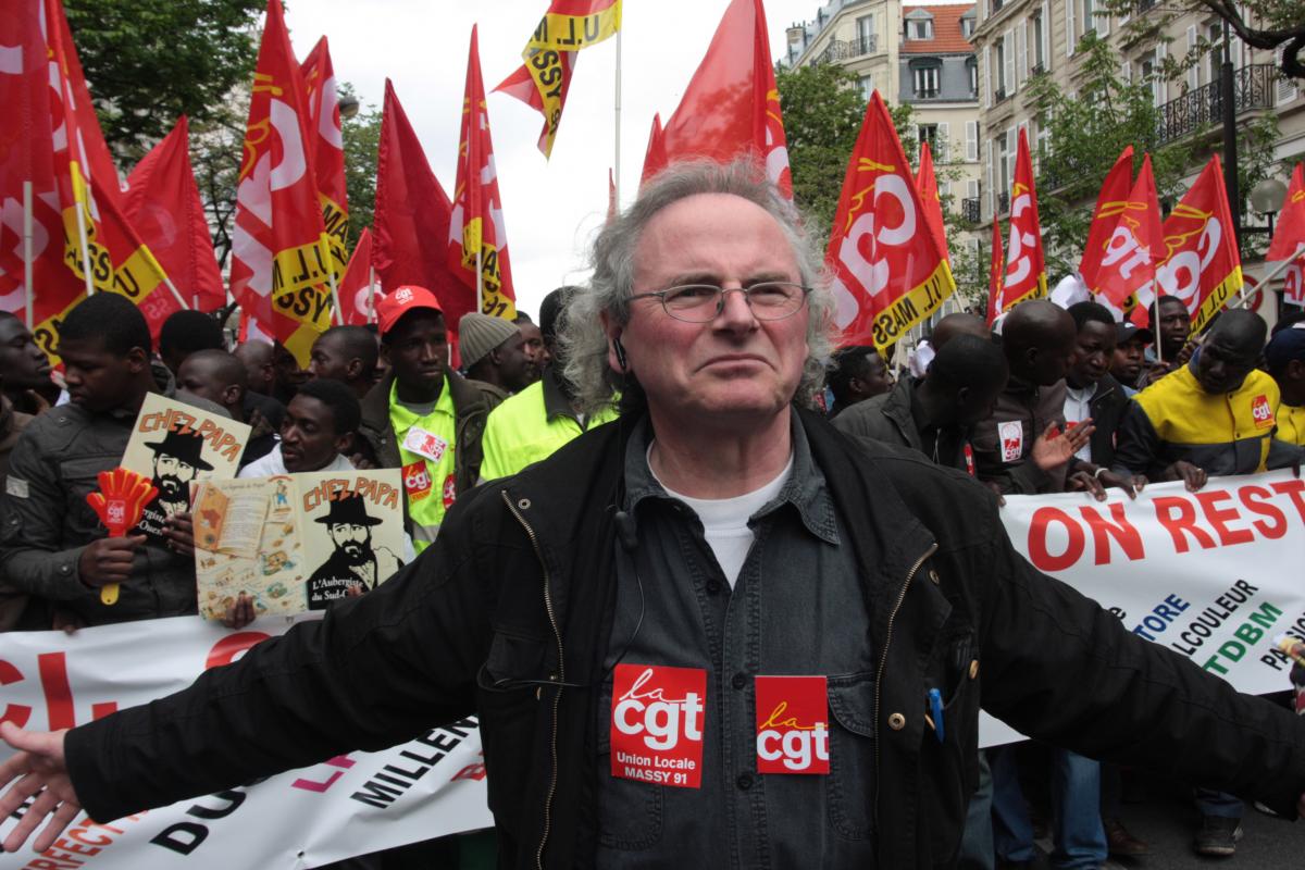 Raymond Chauveau, délégué CGT de l'Essonne