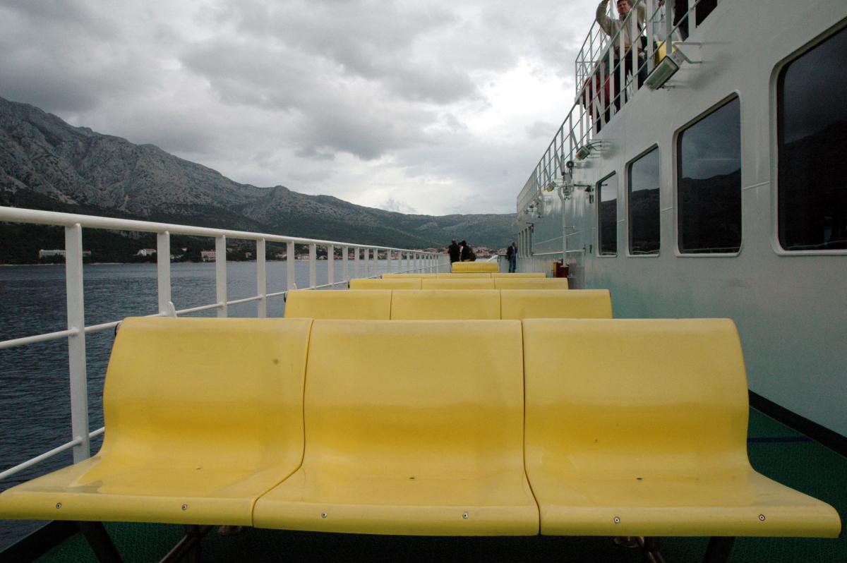 Bac entre la Coatrie et l'ile de Korcula