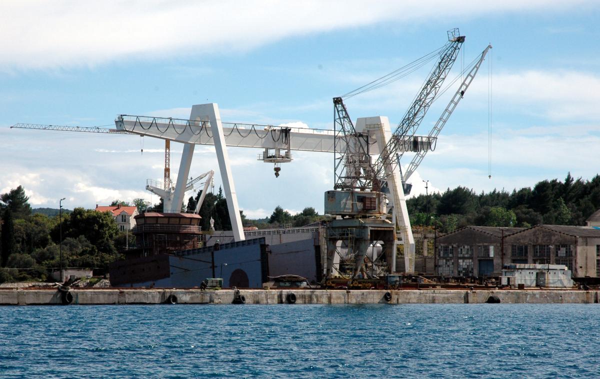 Chantier de déconstructoin de bateaux