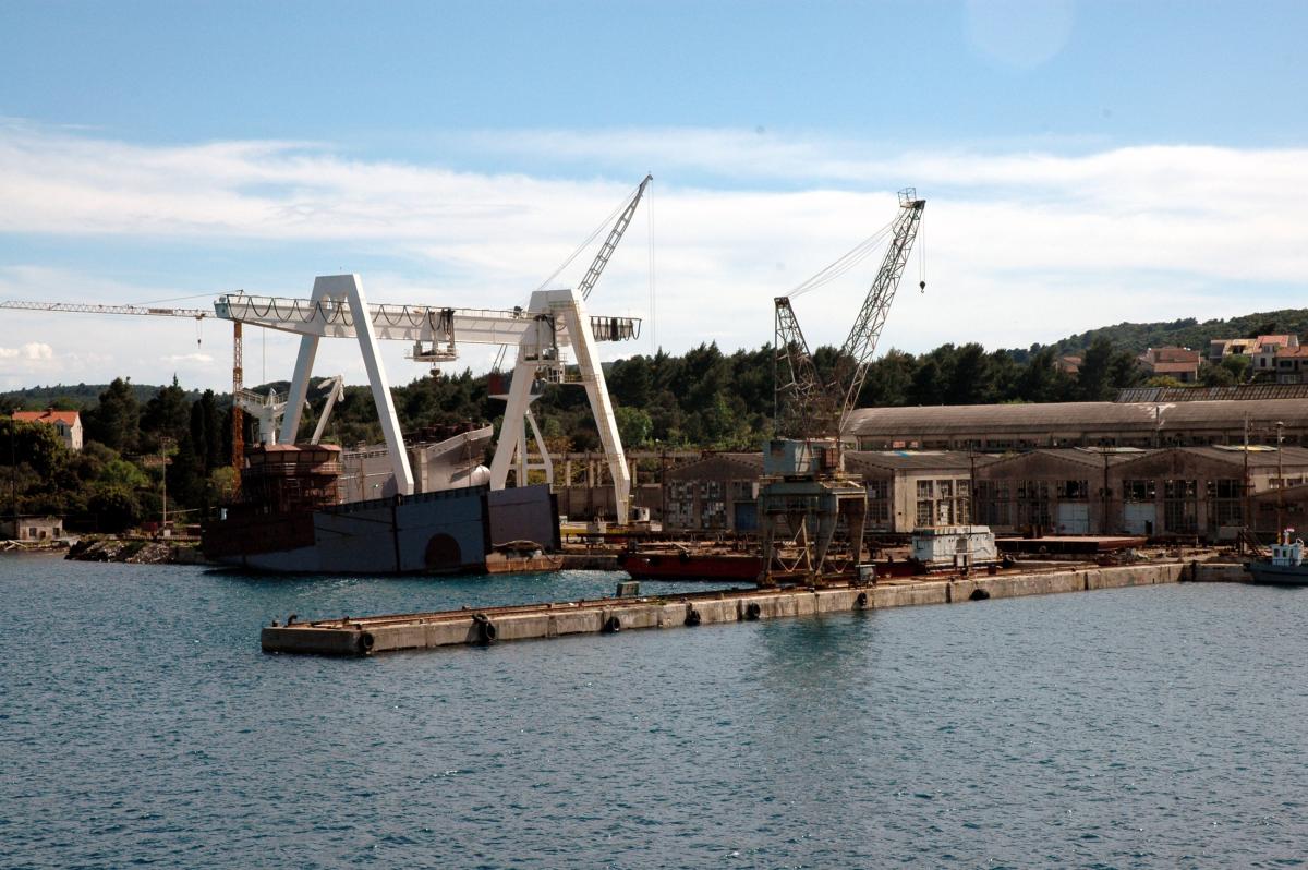 Chantier de déconstructoin de bateaux
