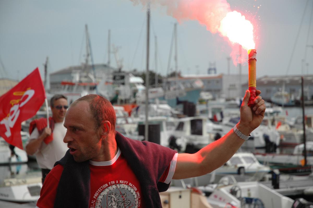 manifestation retraites;Pêcheurs en colère