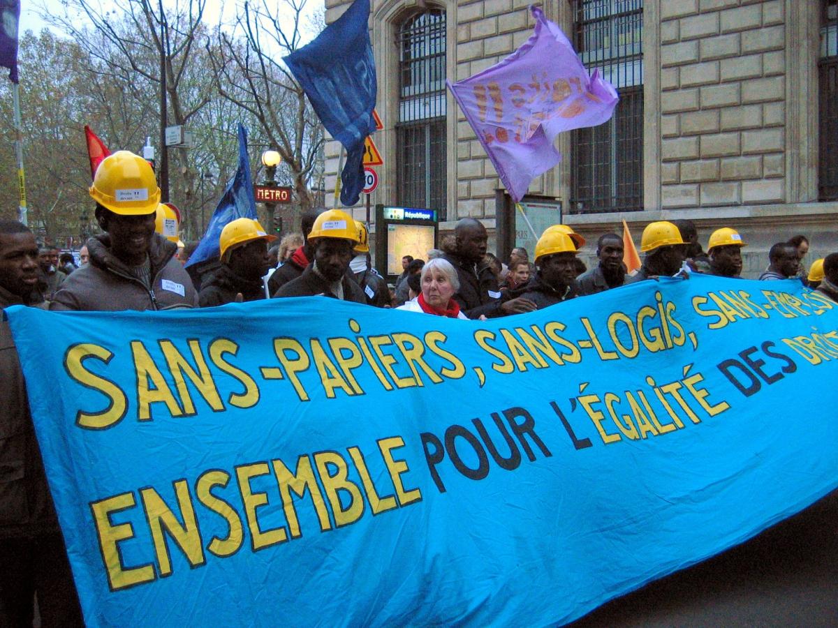 Manifestation chômeurs et précaires 2/12/2006.