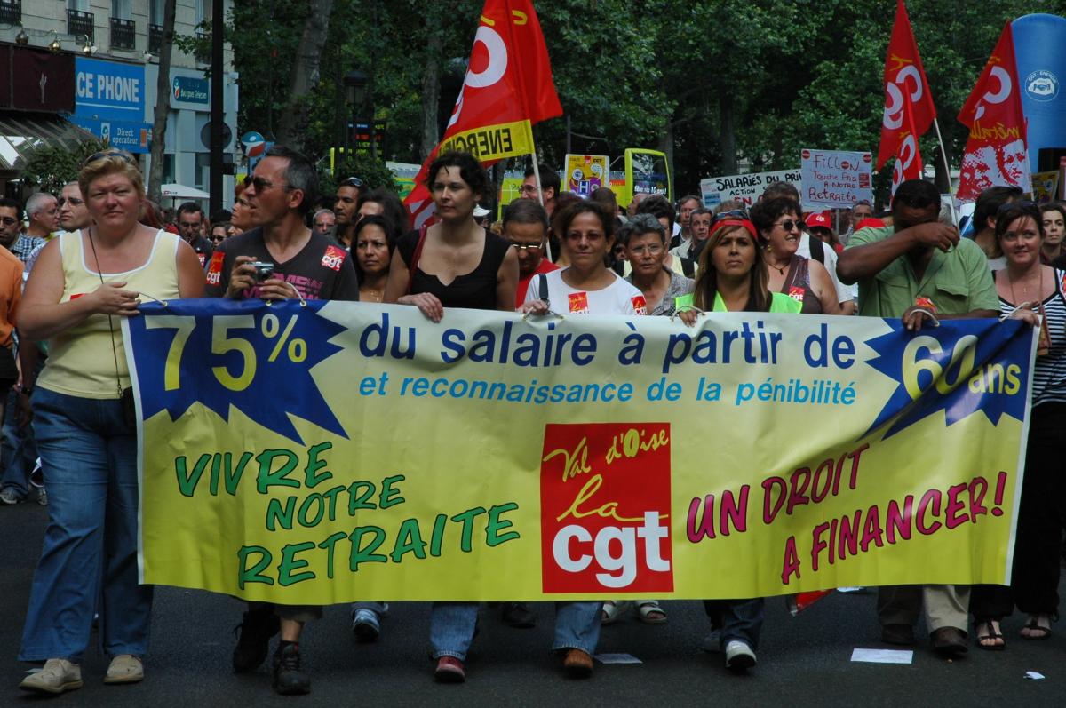 75% du salaire à partir de 60 ans. Vivre notre retraite. Un droit à financer.
