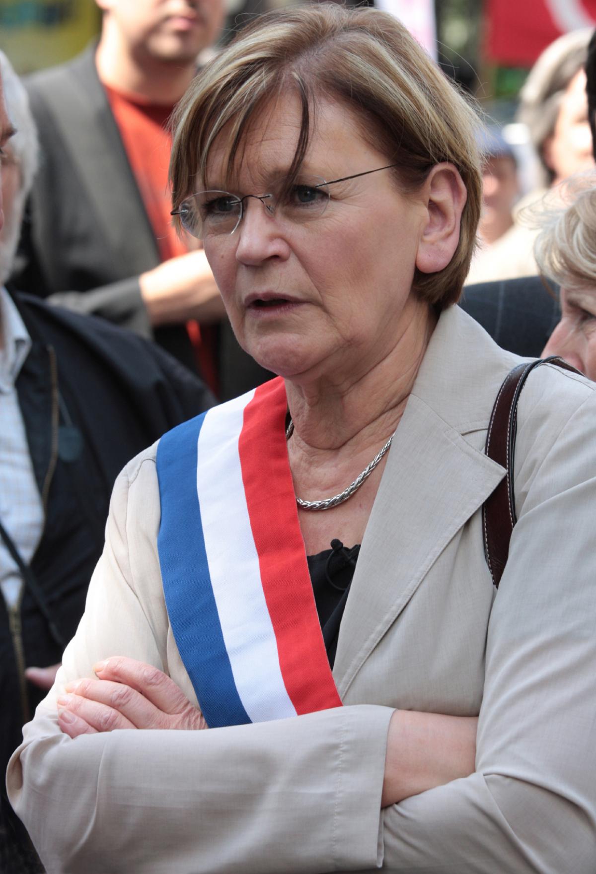 Marie George Buffet au point fixe du PCF