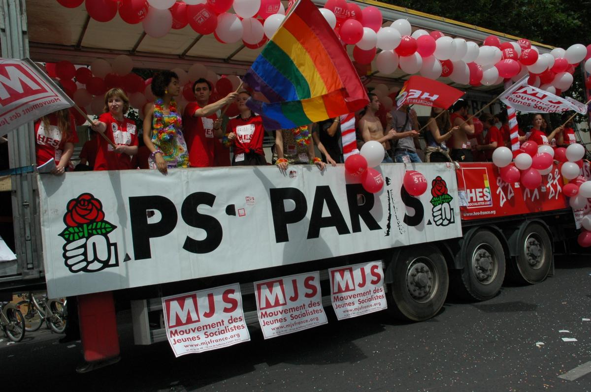 PS-MJS Marches des Fiertés Paris 28 06 08