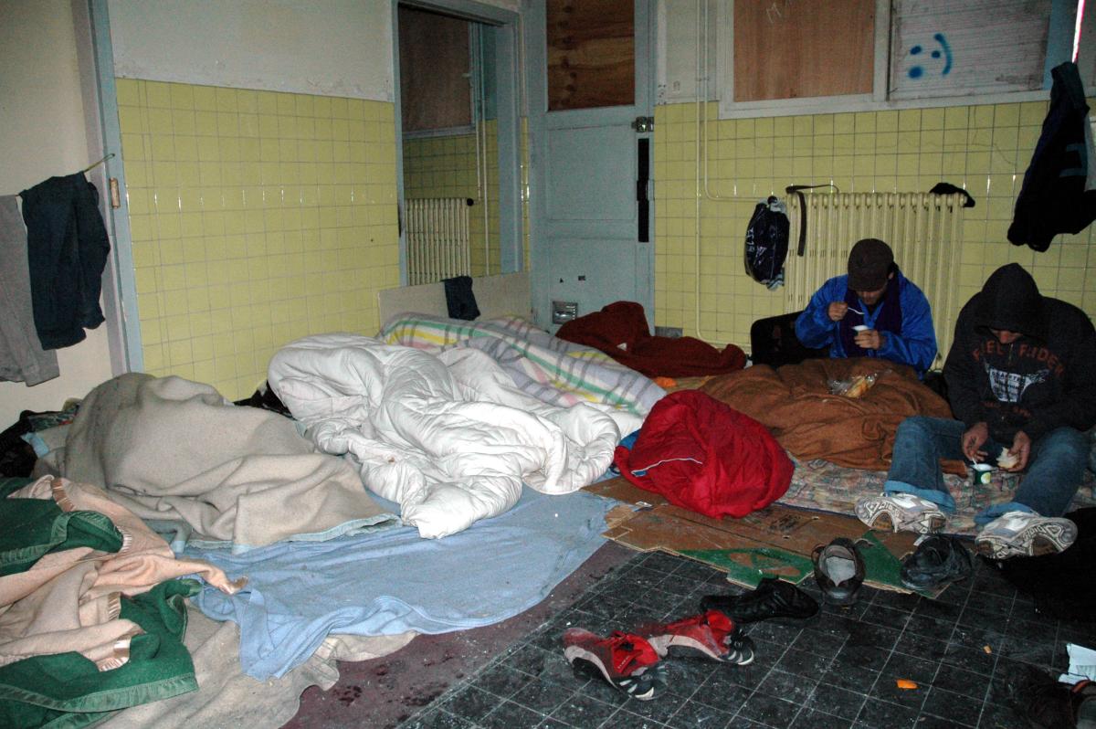 Squat de clandestins à Cherbourg