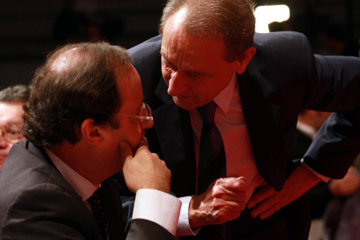 François Hollande et Bertrand Delanoé