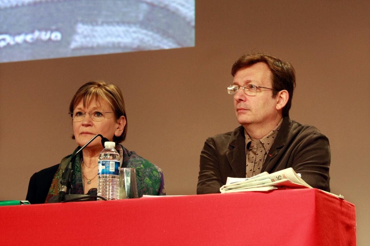 Marie George Buffet et Pierre Laurent