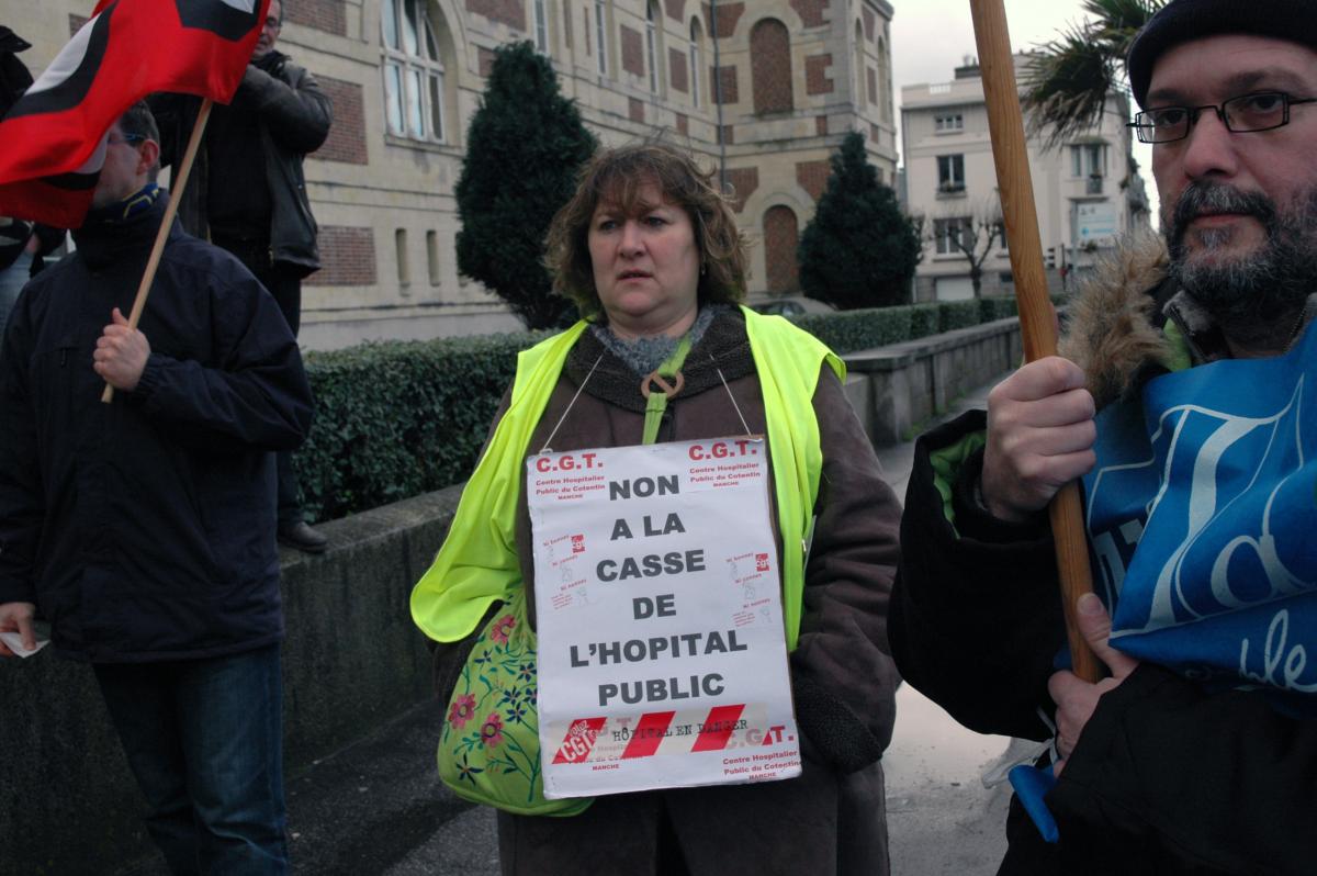 Grève au Centre Hospitalier du Cotentin