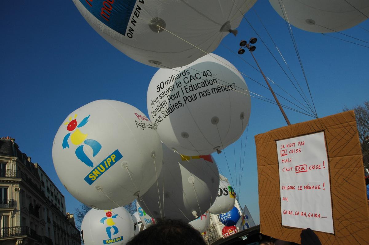 Manif du 29 janvier 09 Bastille