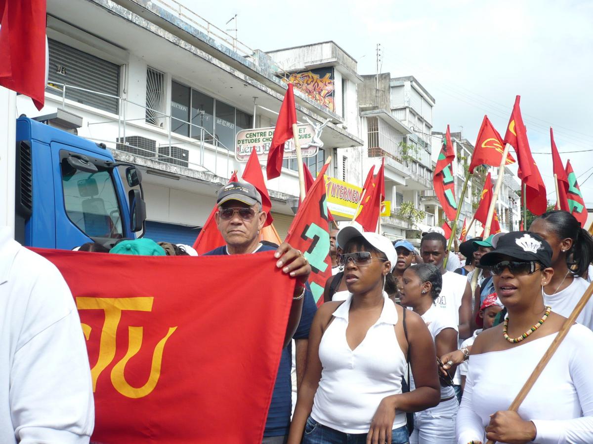 Manigestation en Guadeloupe 30 janvier 2009