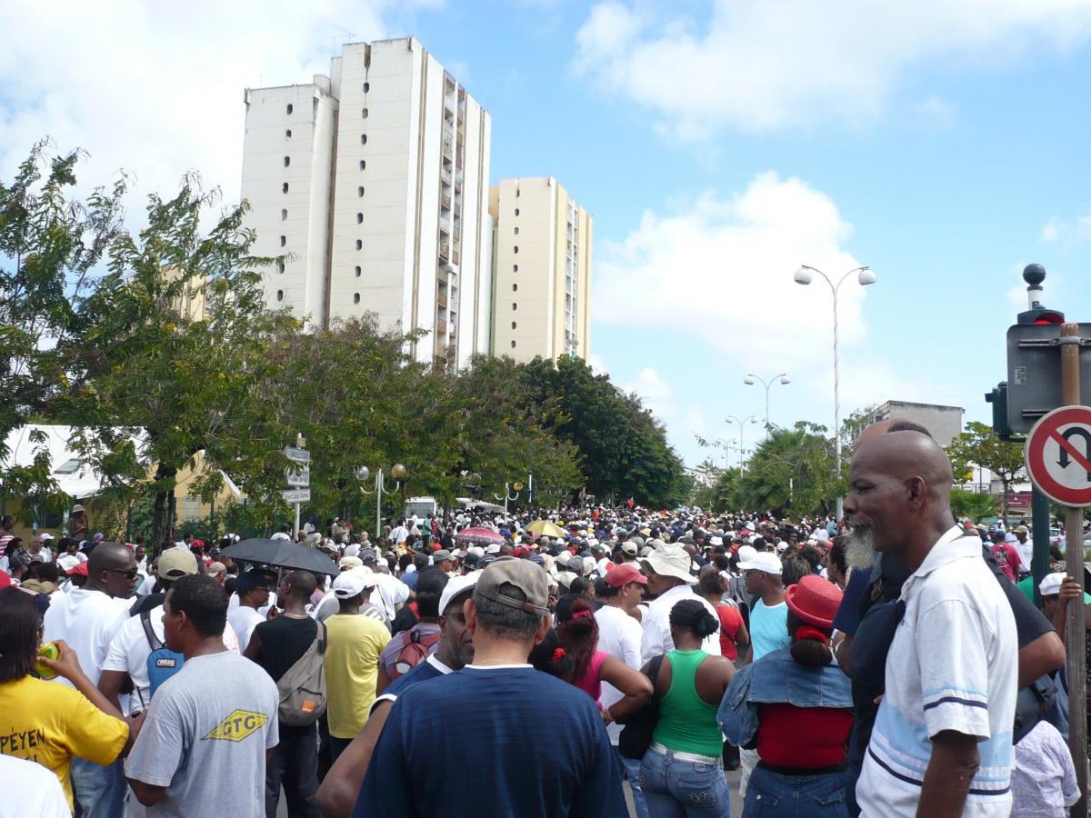 Manigestation en Guadeloupe 30 janvier 2009