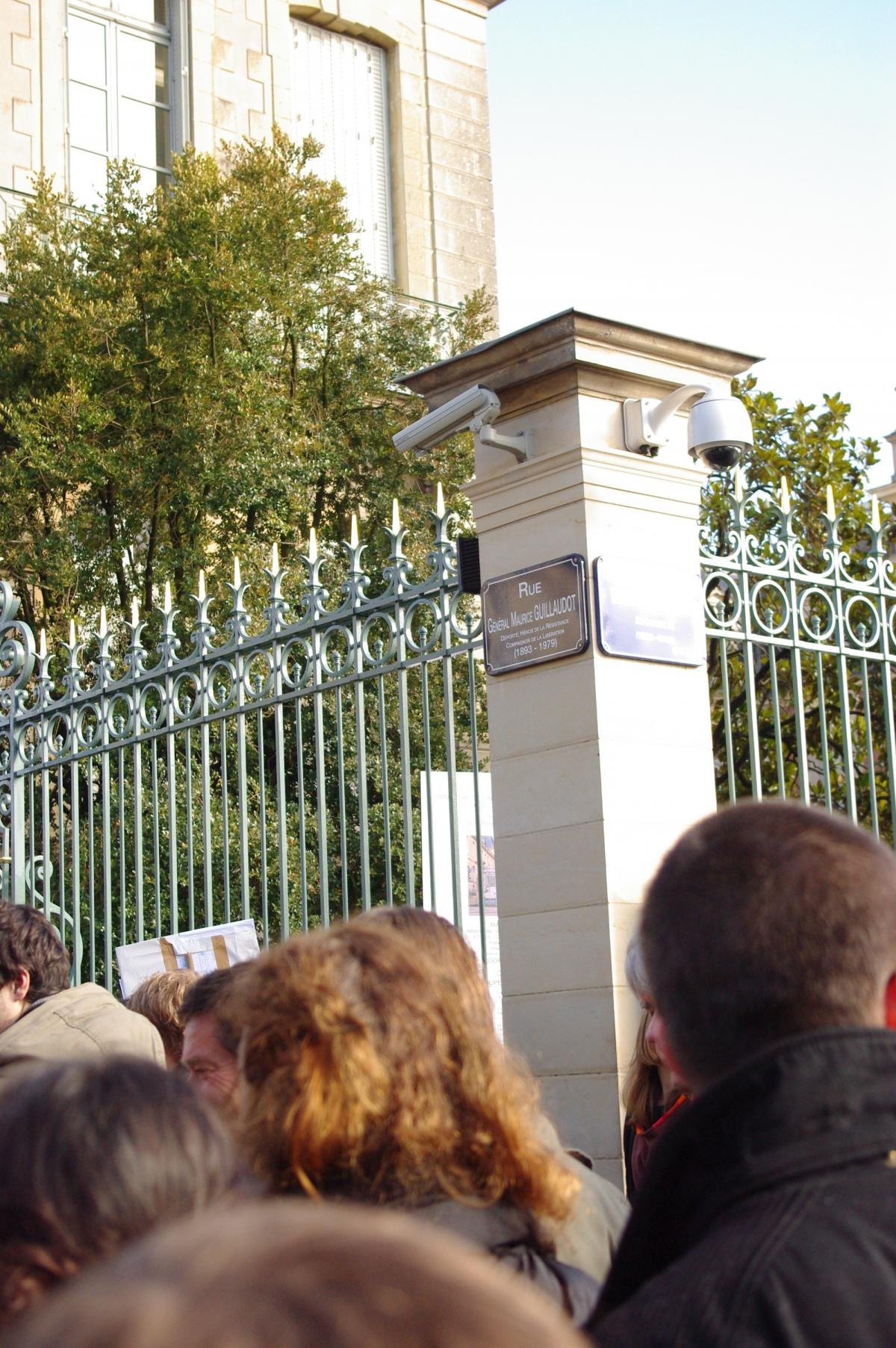 la manifestation sous vidéosurveillance