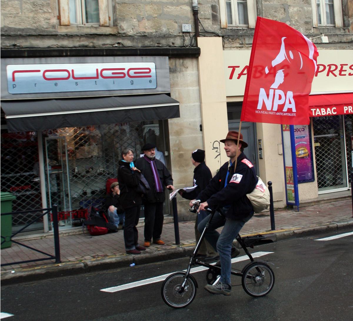 Manifestation du premier mai à Bordeaux