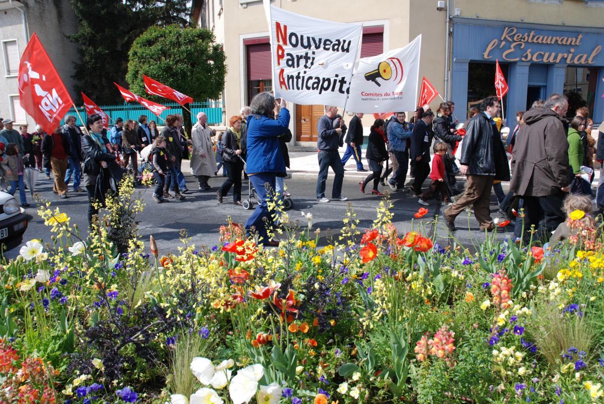 Manifestation du 1er mai 2009 à Castres